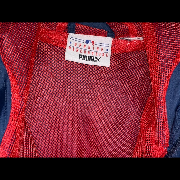 Vintage PUMA Cleveland Indians MLB Full-Zip Hoodie - Picture 8 of 8